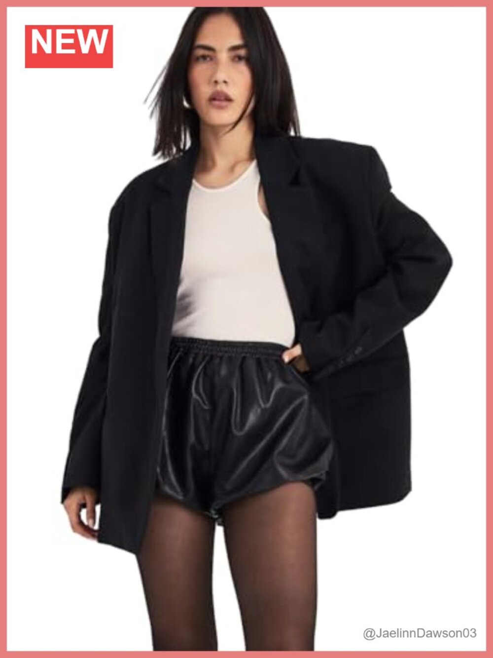 Faux Leather Bubble Hem Ultra Short High Rise Shorts